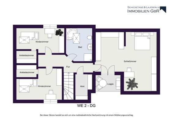 Gebäude 1, WE 2 - DG