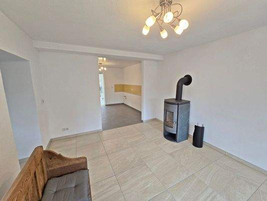 schicker offener Wohnraum