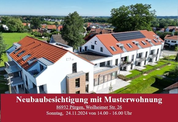 NEUBAUBESICHTIGUNG MIT MUSTERWOHNUNG 