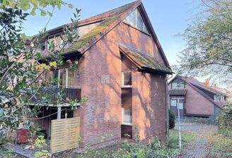 Der Giebel des hauses