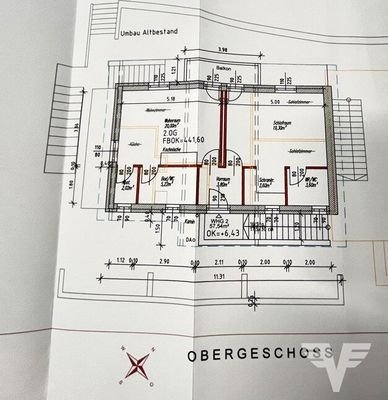 Plan Obergeschoß