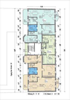 Alleestraße Grundrisse 2. OG