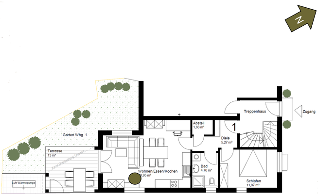 Wohnung 1 - EG links
