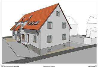 Visualisierung Hausansicht nach Sanierung