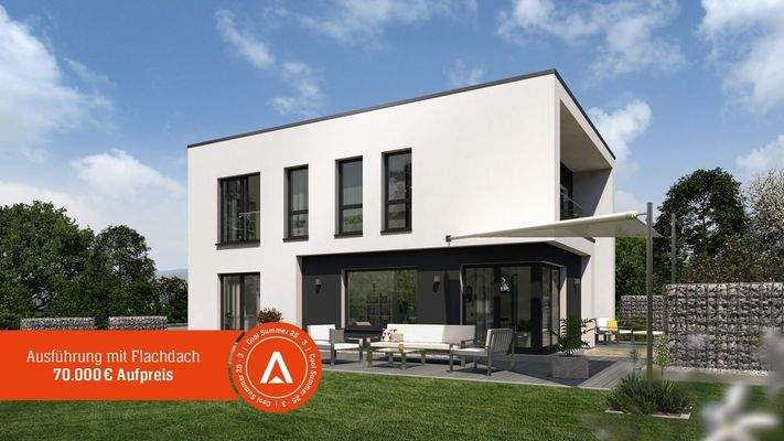Alternative: Ansicht Flachdach