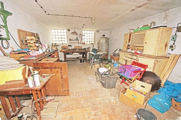 Werkstatt im Nebengelass
