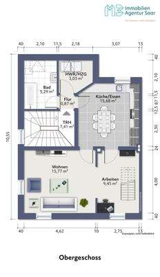 Maisonettewohnung mit Veranda in Saarbrücken
