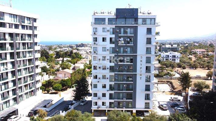 Furnished Apartment with Partial Sea View in Girne North Cyprus