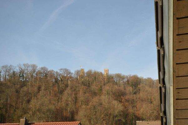 Burgblick von Balkon DG