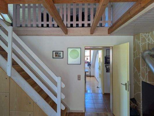 Wohnzimmer mit Galerie 