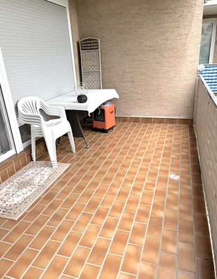 Balkon zur Gartenseite