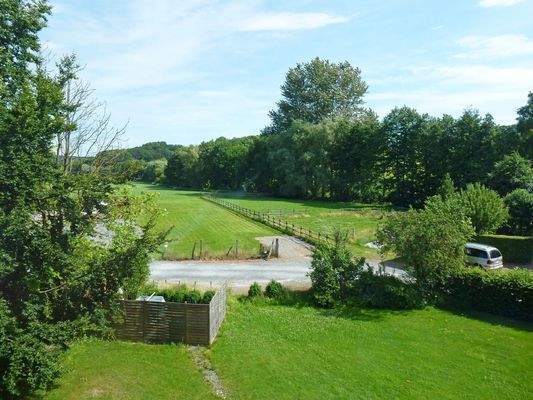 Ausblick aus Schlafzimmer