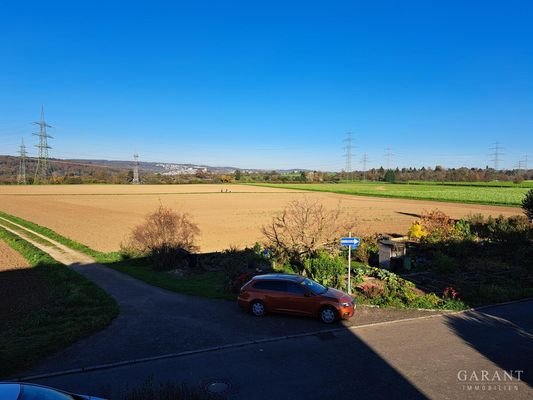 Blick vom Balkon