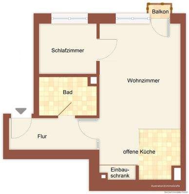 Wohnungsgrundriss
