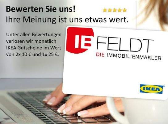 Ihre Meinung ist uns was wert!