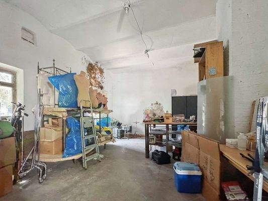 Abstellraum in der Scheune 