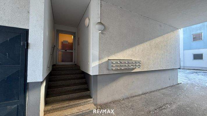 Eingang zum Stiegenhaus