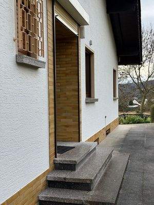 Hauseingang auf der Rückseite