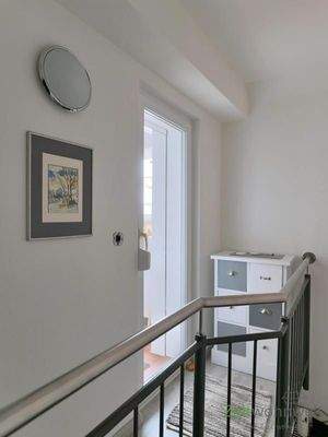 Balkonausgang im Treppenhaus