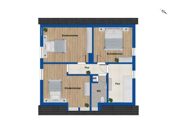 Grundriss Dachgeschoss