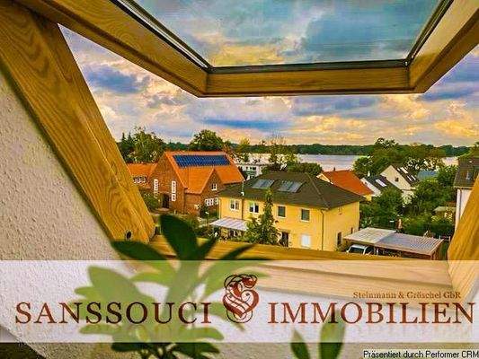 Ausblick aus dem Dachgeschoss