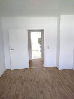 Blick vom Schlafzimmer in den Flur