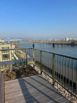 Blick von der Dachterrasse