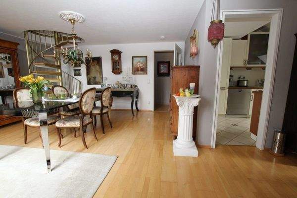 Wohnen mit Wendeltreppe