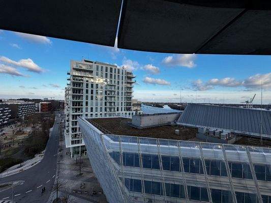 Blick aus dem Schlafzimmer