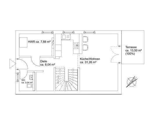 Grundriss Erdgeschoss