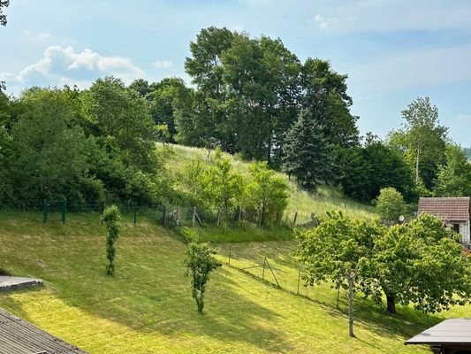 Ausblick vom Balkon