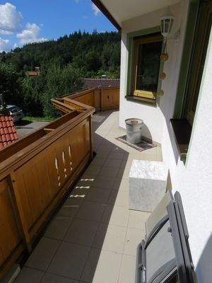 gefliester Südwestbalkon