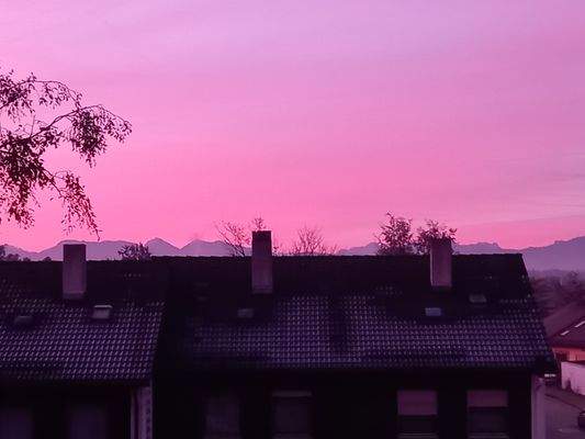 Abendstimmung Bergblick