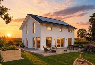 Modernes Haus im Grünen