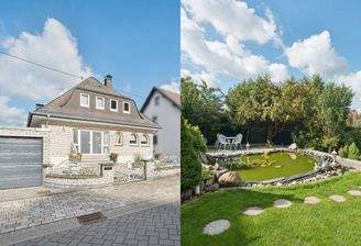 Außenansicht mit Garten