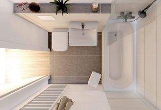 Badezimmer nach Sanierung