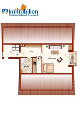 Grundriss der Wohnung