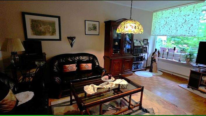 Wohnzimmer Schrägsicht