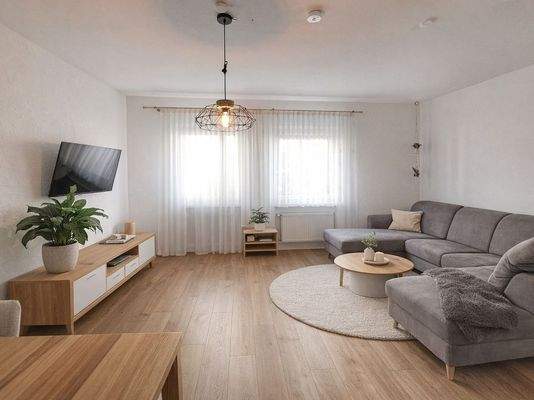 Wohnen, Einrichtungsbeispiel (KI-generiert)