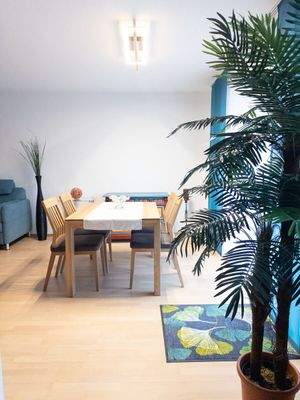 Wohnzimmer Blick aus der Küche