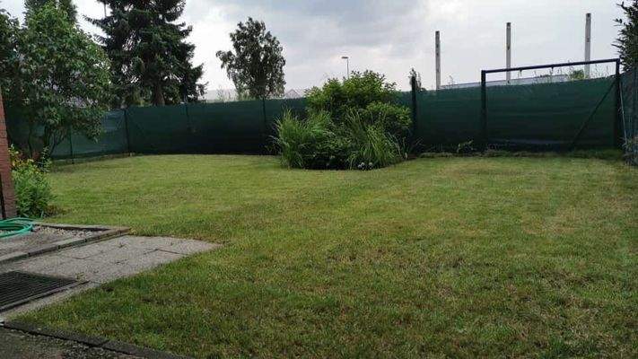 Garten mit Rasenfläche