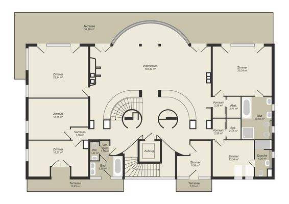 Plan 3. Obergeschoß