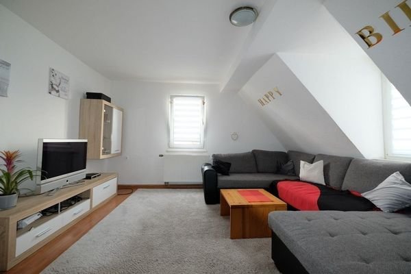 Blick in freiwerdende DG-Wohnung