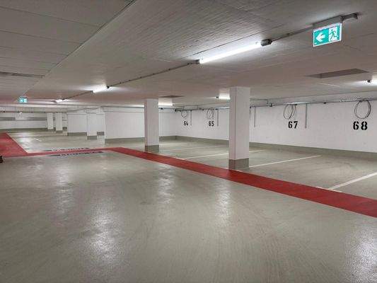 Tiefgarage mit Lademanagement