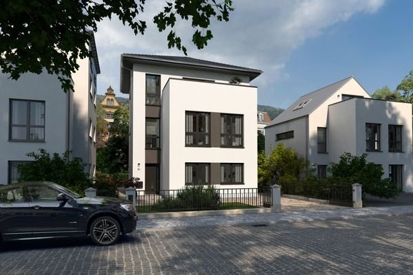 Townhouse Walm Eingang Villenviertel Nachmittag