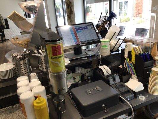 Modernes Kassensystem