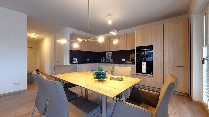 Musterwohnung offener Küchenbereich