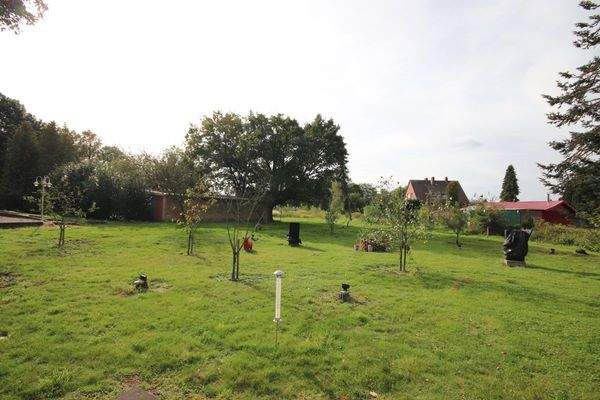 Große Wiese als Teil des Grundstückes