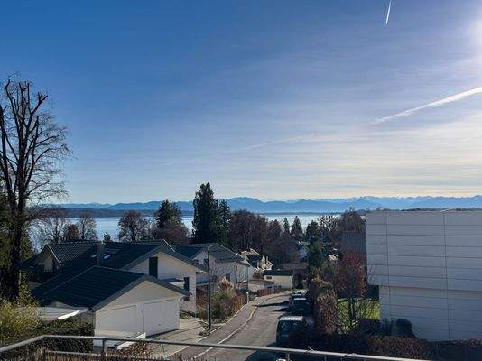 Blick von der Balkonterrasse