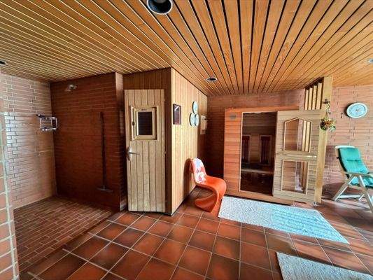 Sauna und Infrarotkabine